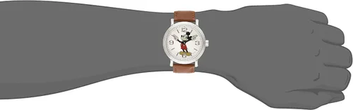 Vista 5 de Disney Mickey Mouse - Reloj de cuarzo analógico con manos articuladas vintage para adultos