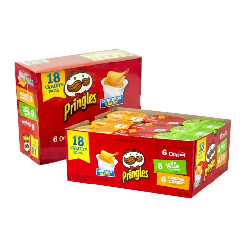 Vista 4 de Pringles Papas fritas - Paquete de 36 / Tubos de 0.74 oz