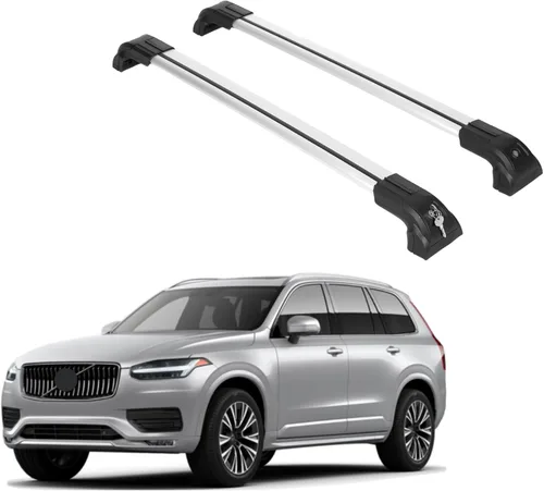 Vista 10 de ERKUL Barras transversales de techo resistentes de 220 libras para Volvo XC40 2019-2026 Soportes de metal sólido Barras transversales