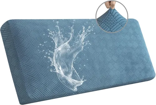 Vista 37 de Easy-Going - Fundas impermeables para cojines de sofá y sofás, funda de asiento de sofá de jacquard elástico de repuesto para perros, mascotas