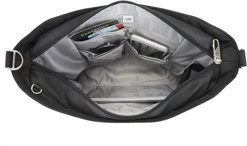 Vista 3 de Travelon Bolso Boho antirrobo, Negro
