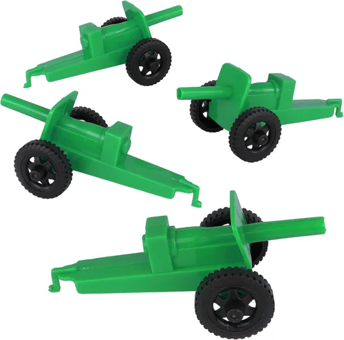 Vista 12 de Tim Mee Toy TimMee M3 Artillery - Juego de cañón de plástico negro de 4 piezas para hombre, fabricado en Estados Unidos