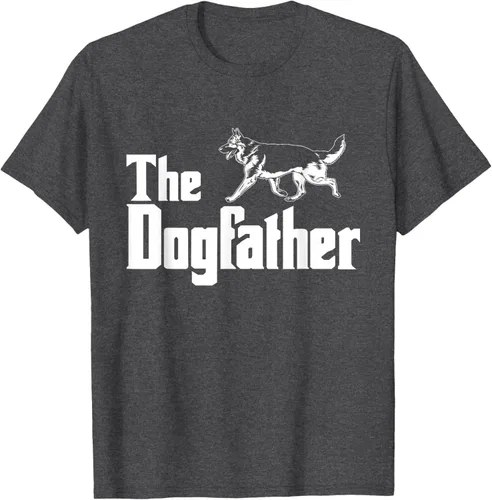 Vista 29 de The Dogfather Pastor Alemán - Camiseta de regalo divertida, Negro, S