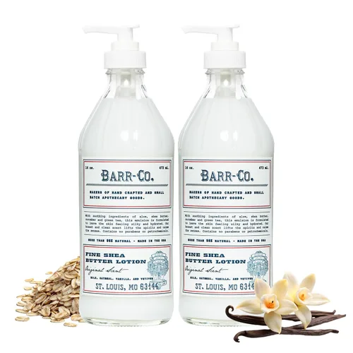 Vista 9 de BARR-CO. Loción de manteca de karité con aroma de abeto y pomelo para piel seca, pomelo brillante y bálsamo refrescante, loción hidratante de karité