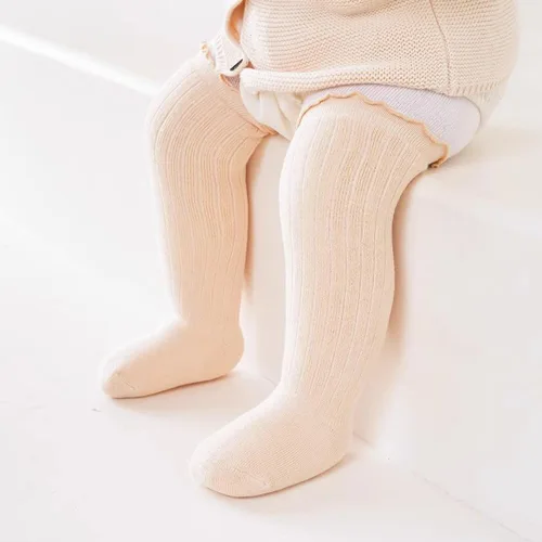 Vista 25 de DRESHOW BQUBO - Calcetines de punto para bebé, calcetines de algodón para niñas pequeñas