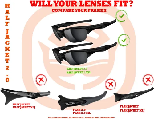 Vista 8 de Seek Optics Kits de repuesto compatibles con gafas de sol Oakley Half Jacket 2.0