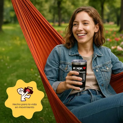 Vista 4 de Regalos de cumpleaños para mamá de hijo – Having Me As a Son Is the Only Gift You Need - Vaso aislado negro de 20 onzas, regalo para la mejor mamá