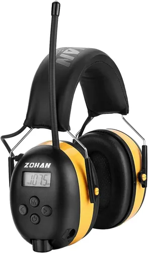 Vista 10 de ZOHAN AM/FM Radio Headphone with Digital Display,Ear Protection Noise Reduction Earmuffs,Comfortable Hearing Protector