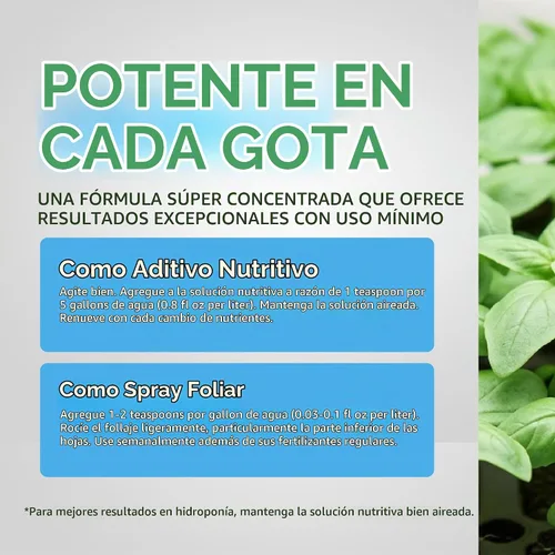 Vista 5 de General Hydroponics Floralicious Plus, Vitality Plant Food, 2-0.8-0.5, 16.oz.