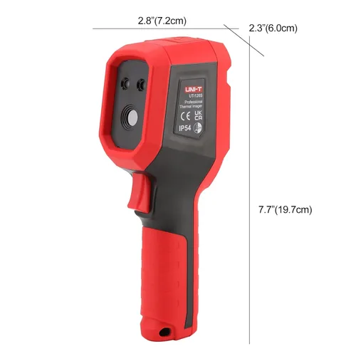 Vista 7 de UNI-T UTi120S Cámara térmica infrarroja Cámara de imagen térmica de mano 120x90 IR Resolución 10800 píxeles, Cámara de imágenes térmicas