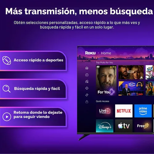 Vista 11 de Roku Streaming Stick 4K con control remoto por voz - HDR10+ y Dolby Vision