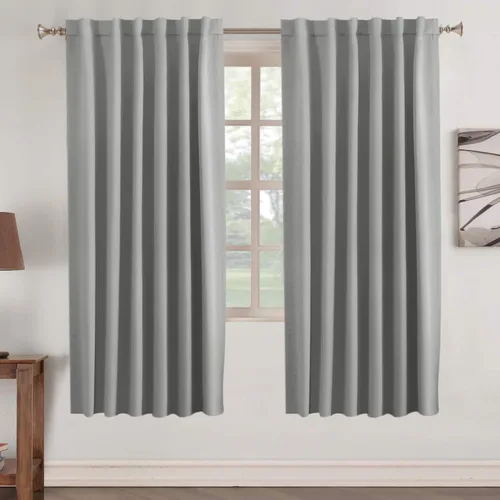 Vista 105 de Turquoize Cortinas Opacas con Aislamiento Térmico Paneles de Tratamiento de Ventanas con Bolsillo para Barra Paneles de Ventana para Ventanas
