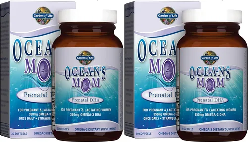 Vista 7 de Garden of Life Aceite de Pescado Ultra Puro con ácidos grasos omega 3, EPA y DHA, Oceans 3 Oceans Mom, Suplemento dietario con antioxidantes, 30