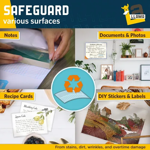 Vista 4 de Papel adhesivo transparente de 13.5 x 5 pies, rollo autoadhesivo multiusos para despegar y pegar