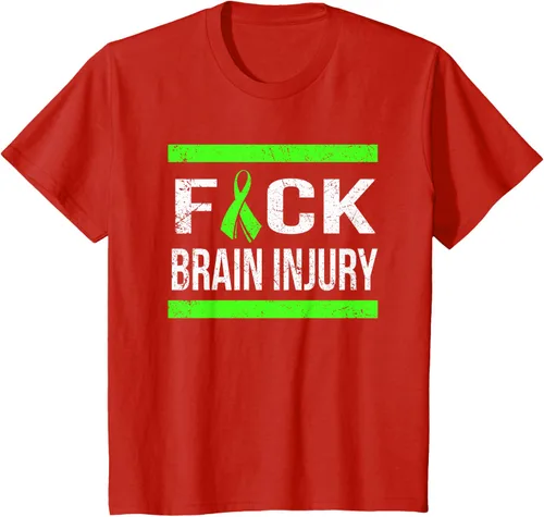 Vista 3 de Apoyo Daño cerebral Concienciación T Shirt, mujer L, Asphalt Negro