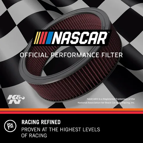 Vista 5 de K&N Filtro de aire de motor de por vida original de alto flujo: alto rendimiento, premium, lavable, filtro de repuesto industrial, servicio pesado