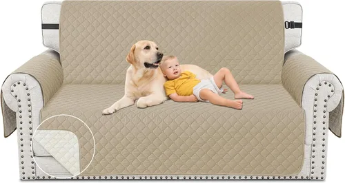 Vista 95 de XINEAGE Funda para Sillón Reclinable Resistente al Agua, Fundas Antideslizantes para Silla Reclinable con Bolsillos, Fundas Acolchadas Gruesas