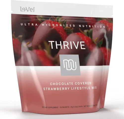 Vista 9 de Thrive Protein Shake 16 Packets (35g Each) Gluten-Free, Pea Protein Blend, Probiotics, Fiber & Digestive Enzymes Supports Lean Muscle
