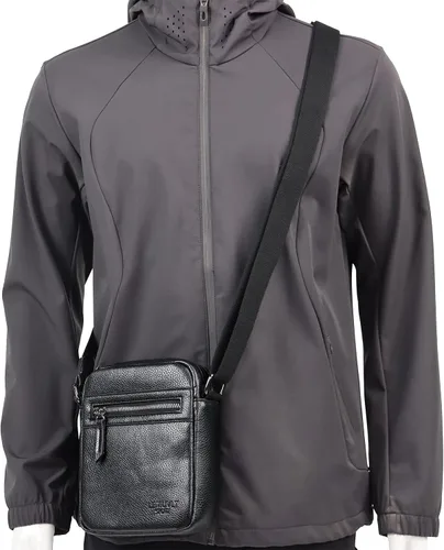 Vista 9 de LEMUVLT Bolso bandolera pequeño para hombre bolso de hombro para hombre bolso de cuero para mensajero regalo para hombre 836522