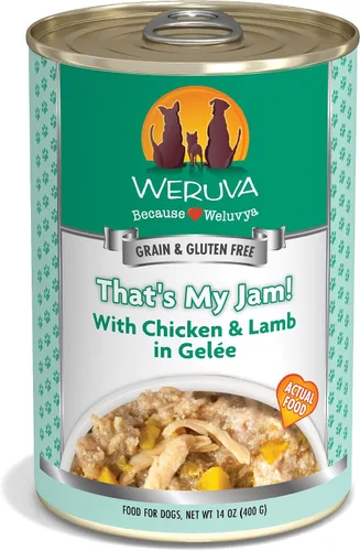 Vista 11 de Weruva Comida clásica para perros, Hot Dayam! con cordero en gelée, lata de 5.5 onzas (paquete de 24)