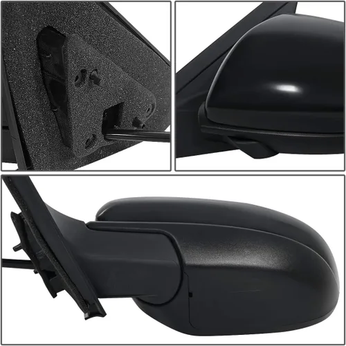 Vista 3 de DNA Motoring OEM-MR-MA1320162 Espejo de puerta lateral izquierdo de estilo de fábrica compatible con 10-13 Mazda 3