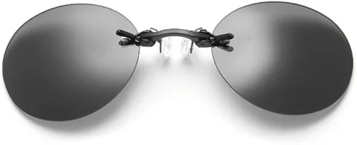 Vista 7 de Pack de 3 gafas de sol retro con clip en nariz Matrix Morpheus Movie sin montura