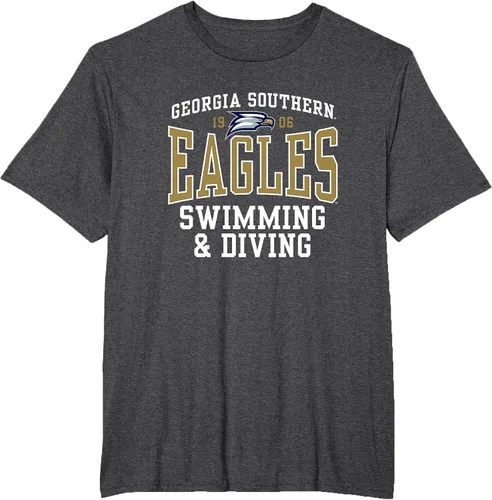 Vista 14 de Georgia Southern University Eagles Swimming and Diving T-Shirt