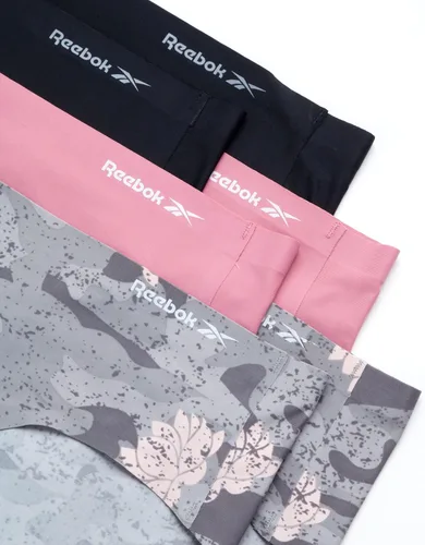 Vista 2 de Reebok Ropa interior para mujer, calzoncillos hipster ligeros y invisibles (paquete de 6)