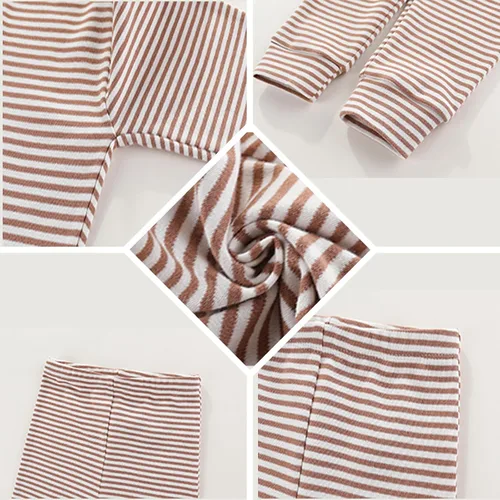 Vista 6 de Conjunto básico de ropa infantil de manga corta para bebé, 20 piezas para niños y niñas