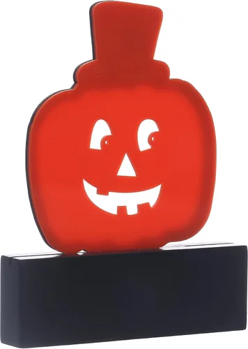 Vista 3 de Ashland 7.5 pulgadas; decoración de neón Jack-O-Lantern, decoraciones de Halloween