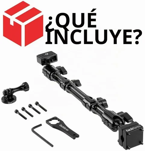 Vista 5 de Tackform Soporte para reposacabezas para GoPro y otras cámaras de acción, 10.75 pulgadas