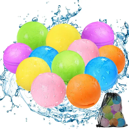 Vista 13 de SOPPYCID - Globos de bomba de agua reutilizables, juguete de verano, juguete de agua para niños y niñas, juguetes de piscina y playa para niños de 3