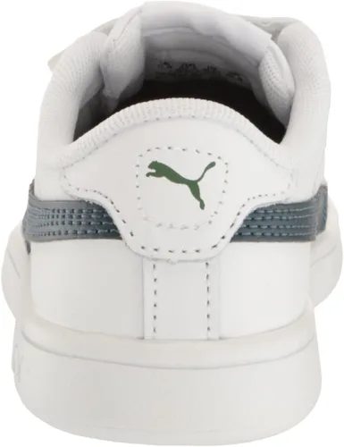Vista 3 de PUMA Tenis unisex Smash 3.0 de cuero con velcro para niños