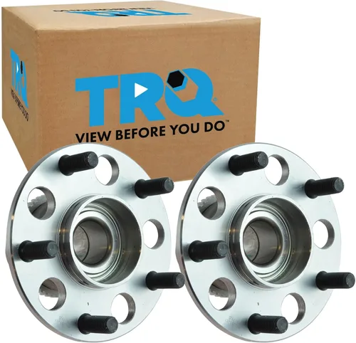 Vista 176 de TRQ Juego de 2 rodamientos de rueda delantera y conjunto de cubo compatible con Tesla 3 2020 Y 2018-2019 para Tesla 3 2020 Tesla Y AWD 2018-2019