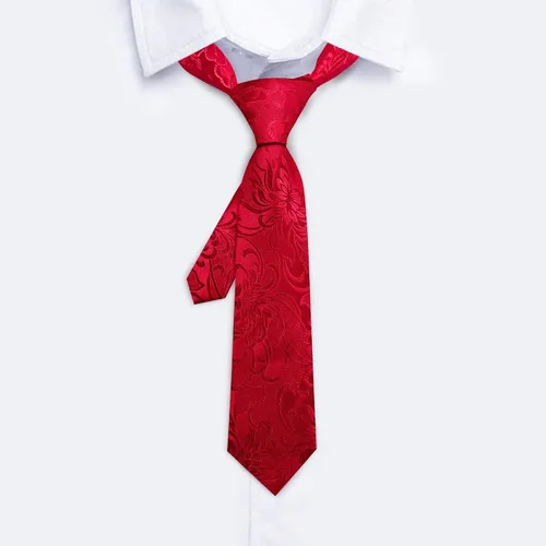 Vista 309 de Barry.Wang Corbata de niño regular seda tejida rayas sólido lazo bolsillo cuadrado