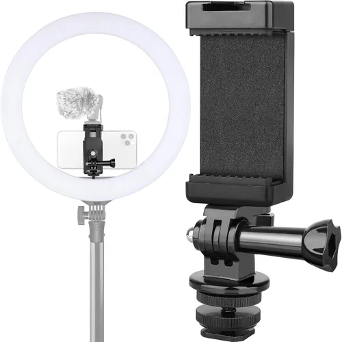 Vista 9 de Adaptador de montaje de zapata para cámara a tornillo de trípode de 1/4"-20 Adaptador de zapata de flash para equipo de cámara réflex digital