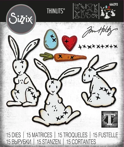 Vista 3 de Sizzix Juego de troqueles Thinlits 666293 de Tim Holtz, 15