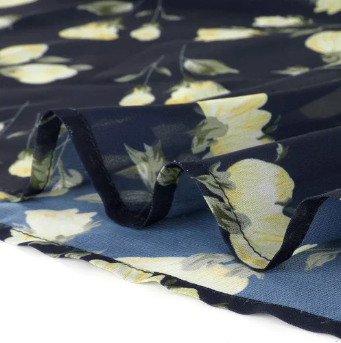 Vista 6 de Allegra K Vestido de verano floral 2025 para mujer, vestido de Pascua con tirantes delgados fruncidos en los hombros