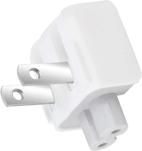 Vista 6 de Adaptador de pared para Mac, cable de carga Duckhead de EE. UU., cabezal de pato estándar para MacBook, iBook, iPhone, iPod adaptador de corriente