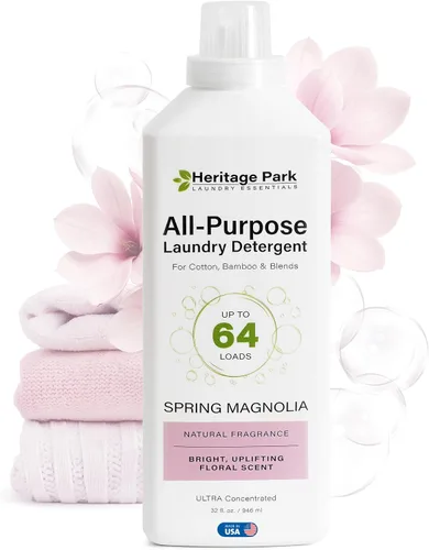 Vista 10 de Heritage Park - Detergente para ropa de lujo Detergente para ropa natural y enzimático probado por dermatólogos, a base de plantas, respetuoso