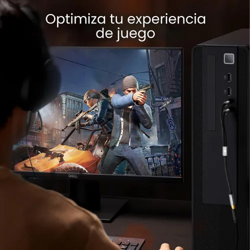 Vista 8 de UGREEN divisor de auriculares para computadora con hembra de 3.5 mm a 2 machos dobles de 3.5 mm, cable divisor de audio trenzado, conector