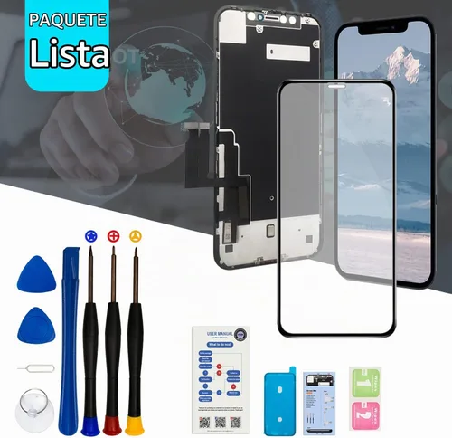 Vista 8 de para iPhone 11 Reemplazo de Pantalla 6.1", Pantalla Táctil 3D COF LCD Digitalizador para A2111, A2223, A2221 con Kit de Herramientas de Reparación +