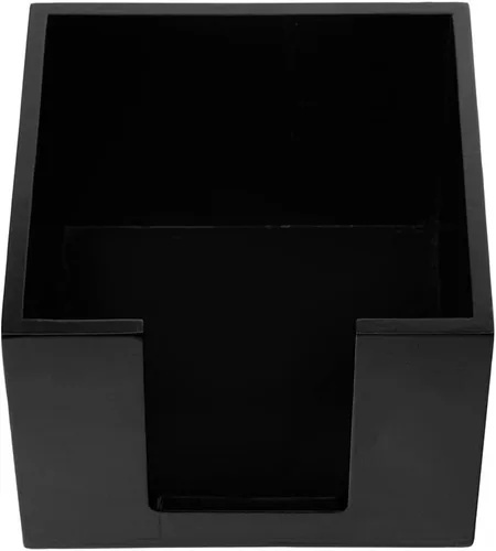 Vista 9 de Restaurantware Servilletero de cóctel de 5.5 x 4 pulgadas, 1 servilletero cuadrado plano – para bares, mesas de cocina o encimeras, resistente Negro