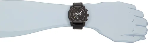 Vista 2 de Bulova 98B151de los hombres Marino Star Esquema de color reloj negro sobre negro