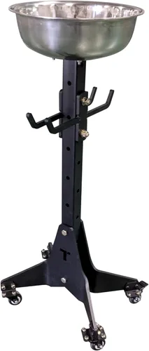 Vista 2 de Titan Fitness Perchas de soporte de tiza portátiles independientes