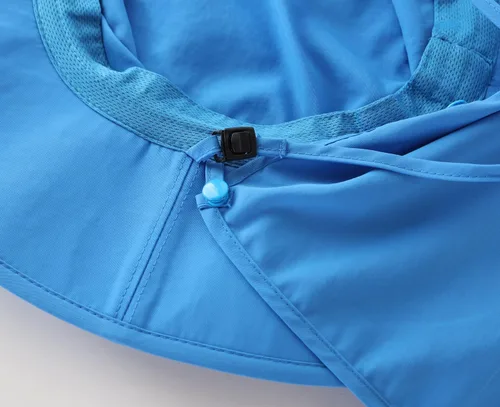 Vista 7 de Home Prefer Sombrero de pesca de ala ancha UPF50+ para hombre al aire libre con solapa para el cuello