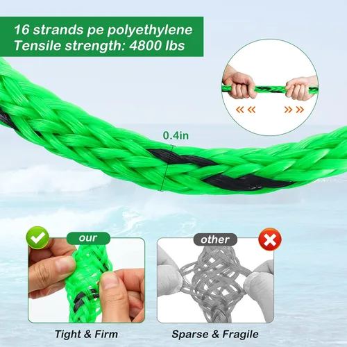 Vista 5 de Arnés de remolque resistente para deportes acuáticos con anillos en D, arnés de remolque de barco para tubo remolcable, esquí acuático, wakeboard