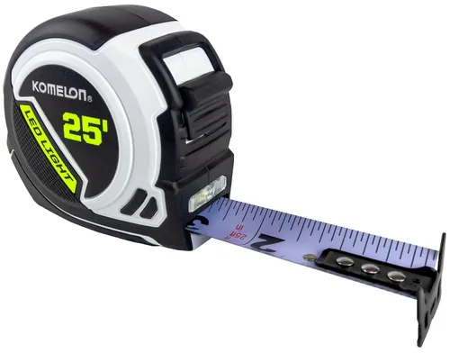 Vista 5 de Komelon Cinta métrica LED de 26.2 ft/26' - métrica en pulgadas