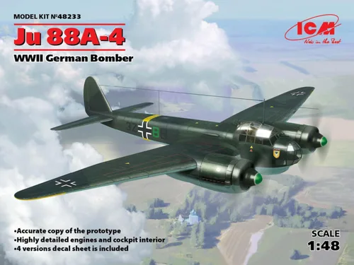 Vista 2 de ICM Models Kit modelo Junkers Ju 88A-4 1/48