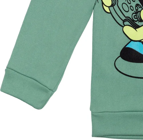 Vista 6 de Disney Sudadera con capucha de Mickey Mouse para niños pequeños color rojo 2T Rojo